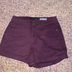 Aero midi jean shorts